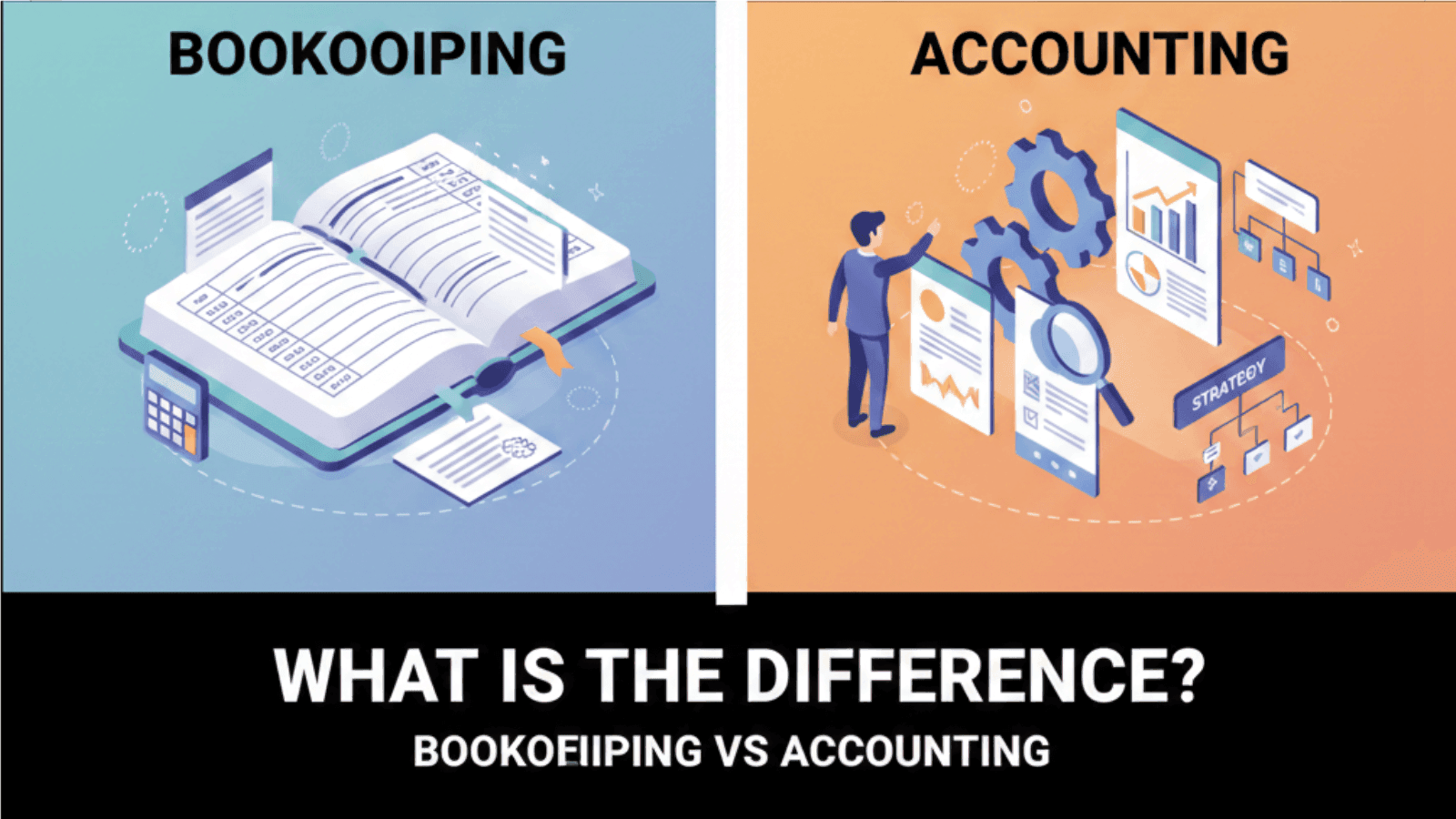 What is the difference between bookkeeping and accounting - Persitz CPA